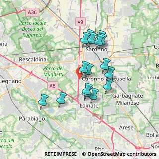 Mappa Via Luigi Bianchi, 21040 Origgio VA, Italia (3.04563)