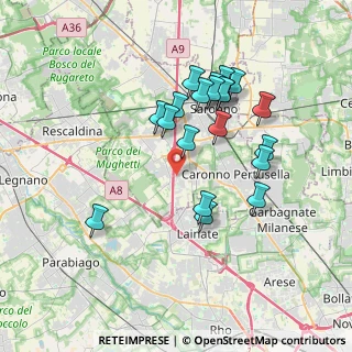 Mappa Via Luigi Bianchi, 21040 Origgio VA, Italia (3.3835)