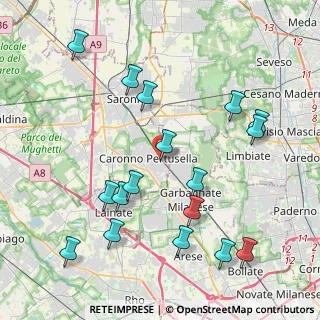 Mappa Piazza Vittorio Veneto, 21042 Caronno Pertusella VA, Italia (4.57353)