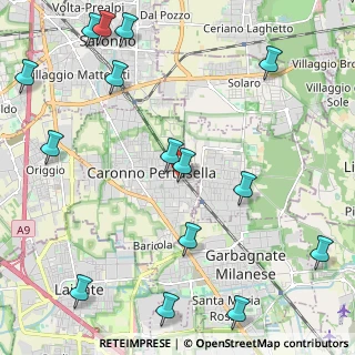 Mappa Piazza Vittorio Veneto, 21042 Caronno Pertusella VA, Italia (2.91067)