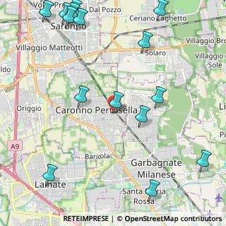 Mappa Piazza Vittorio Veneto, 21042 Caronno Pertusella VA, Italia (2.96933)