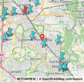 Mappa Piazza Vittorio Veneto, 21042 Caronno Pertusella VA, Italia (3.03526)