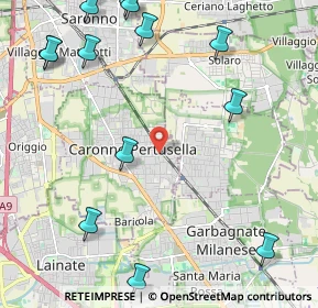 Mappa Piazza Vittorio Veneto, 21042 Caronno Pertusella VA, Italia (3.01071)