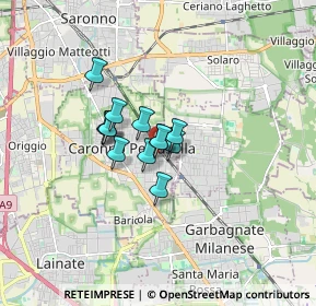 Mappa Piazza Vittorio Veneto, 21042 Caronno Pertusella VA, Italia (0.94385)