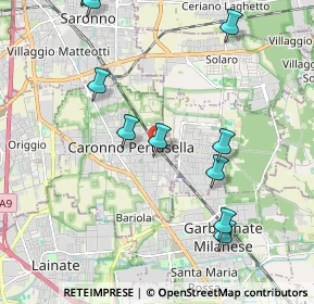 Mappa Piazza Vittorio Veneto, 21042 Caronno Pertusella VA, Italia (2.41909)