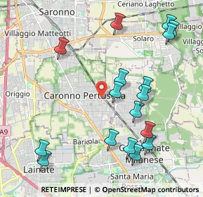 Mappa Piazza Vittorio Veneto, 21042 Caronno Pertusella VA, Italia (2.34176)