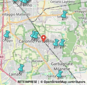 Mappa Piazza Vittorio Veneto, 21042 Caronno Pertusella VA, Italia (2.84692)