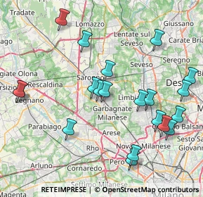 Mappa Piazza Vittorio Veneto, 21042 Caronno Pertusella VA, Italia (8.791)