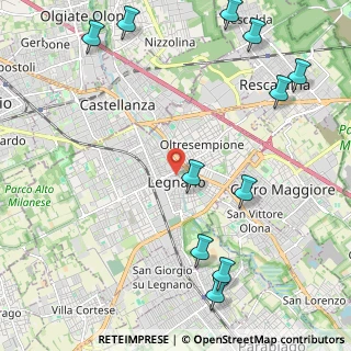 Mappa Piazza Europa, 20025 Legnano MI, Italia (2.89727)