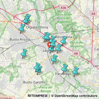 Mappa Piazza Europa, 20025 Legnano MI, Italia (3.4075)