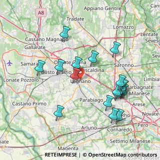 Mappa Piazza Europa, 20025 Legnano MI, Italia (8.00333)