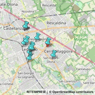 Mappa Via Arturo Toscanini, 20023 Cerro Maggiore MI, Italia (1.8)