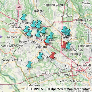 Mappa Via Arturo Toscanini, 20023 Cerro Maggiore MI, Italia (6.76889)