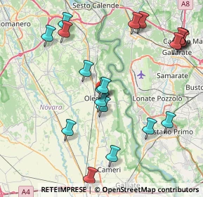 Mappa SS 32, 28047 Oleggio NO, Italia (9.2875)