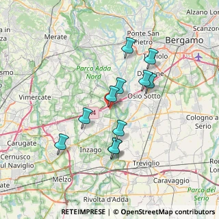 Mappa Via Bruno Buozzi, 20056 Trezzo sull'Adda MI, Italia (6.15636)