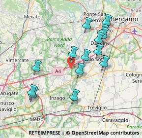 Mappa Via Bruno Buozzi, 20056 Trezzo sull'Adda MI, Italia (7.32643)