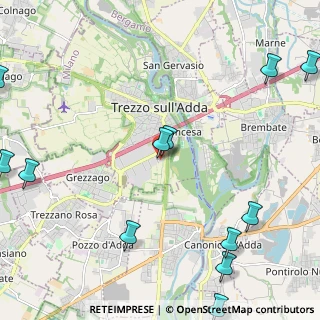 Mappa Via Bruno Buozzi, 20056 Trezzo sull'Adda MI, Italia (3.17083)