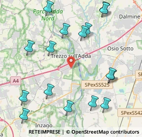 Mappa Via Bruno Buozzi, 20056 Trezzo sull'Adda MI, Italia (5.09813)