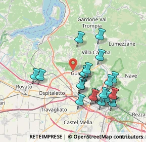 Mappa Via dei Rii, 25064 Rodengo-Saiano BS, Italia (7.3235)