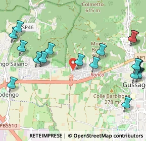 Mappa Via dei Rii, 25064 Rodengo-Saiano BS, Italia (1.3265)