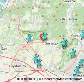Mappa Via dei Rii, 25064 Rodengo-Saiano BS, Italia (6.10923)