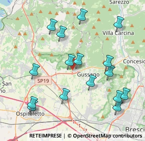 Mappa Via dei Rii, 25064 Rodengo-Saiano BS, Italia (4.37875)