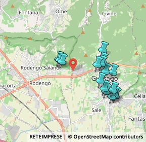 Mappa Via dei Rii, 25064 Rodengo-Saiano BS, Italia (1.7525)