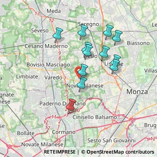 Mappa Via Mantova, 20834 Nova Milanese MB, Italia (3.33833)