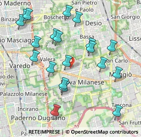 Mappa Via Mantova, 20834 Nova Milanese MB, Italia (2.16)