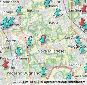 Mappa Via Mantova, 20834 Nova Milanese MB, Italia (3.2935)