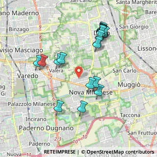 Mappa Via Mantova, 20834 Nova Milanese MB, Italia (1.994)