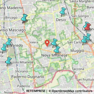 Mappa Via Mantova, 20834 Nova Milanese MB, Italia (3.07583)