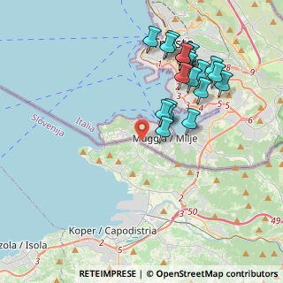 Mappa Località Pisciolon, 34015 Muggia TS, Italia (4.01)