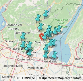 Mappa Via Ambrosi Don Lorenzo, 25089 Villanuova Sul Clisi BS, Italia (10.665)