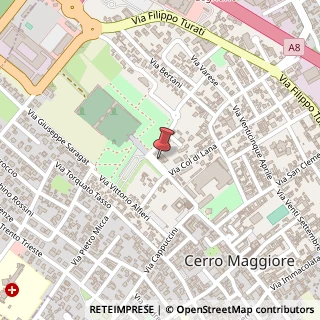 Mappa Via delle Rimembranze, 2, 20023 Cerro Maggiore, Milano (Lombardia)