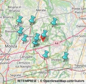 Mappa Via Foppani, 20876 Ornago MB, Italia (6.20455)