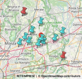 Mappa Via Foppani, 20876 Ornago MB, Italia (6.50692)