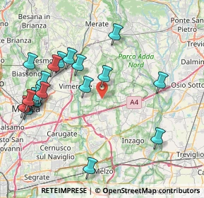 Mappa Via Foppani, 20876 Ornago MB, Italia (9.1695)