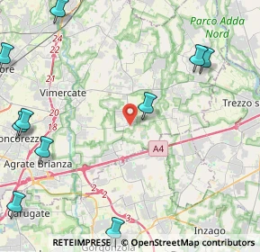 Mappa Via Foppani, 20876 Ornago MB, Italia (7.08286)