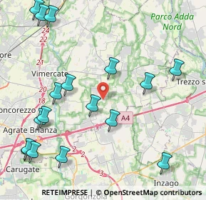 Mappa Via Foppani, 20876 Ornago MB, Italia (5.23059)
