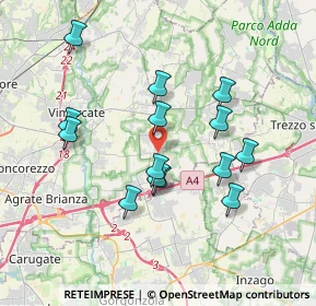 Mappa Via Foppani, 20876 Ornago MB, Italia (3.37214)