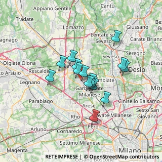 Mappa Via Ludovico Ariosto, 21042 Caronno Pertusella VA, Italia (4.97867)
