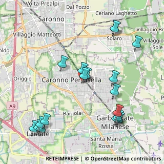 Mappa Via Ludovico Ariosto, 21042 Caronno Pertusella VA, Italia (2.39611)