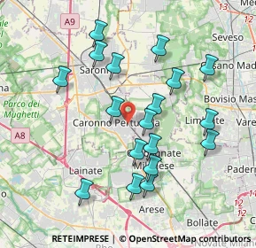 Mappa Piazza cardinal ferrari, 21042 Caronno Pertusella VA, Italia (3.66611)