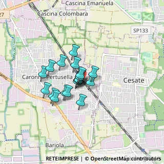 Mappa Piazza cardinal ferrari, 21042 Caronno Pertusella VA, Italia (0.5285)