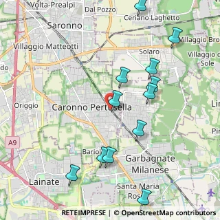 Mappa Piazza cardinal ferrari, 21042 Caronno Pertusella VA, Italia (2.23083)