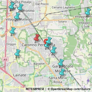 Mappa Piazza cardinal ferrari, 21042 Caronno Pertusella VA, Italia (2.77538)