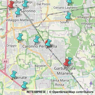 Mappa Piazza cardinal ferrari, 21042 Caronno Pertusella VA, Italia (3.1275)