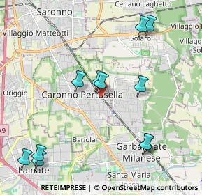 Mappa Piazza cardinal ferrari, 21042 Caronno Pertusella VA, Italia (2.31909)