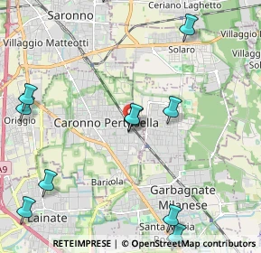 Mappa Piazza cardinal ferrari, 21042 Caronno Pertusella VA, Italia (2.69273)